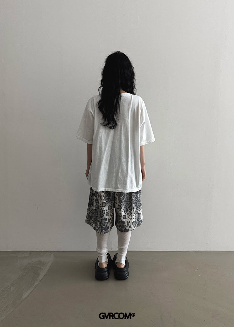 Gavara Market - Korean Women Fashion - #momslook - Leopard Washed Shorts - 3