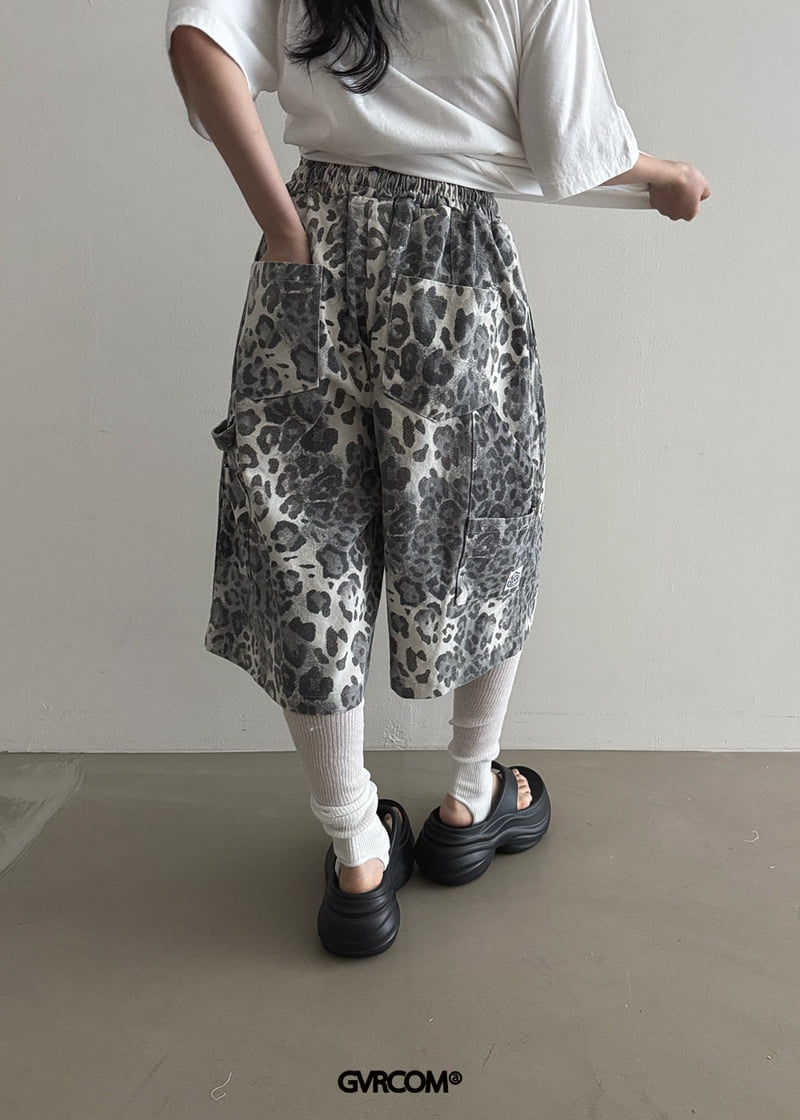 Gavara Market - Korean Women Fashion - #momslook - Leopard Washed Shorts - 9