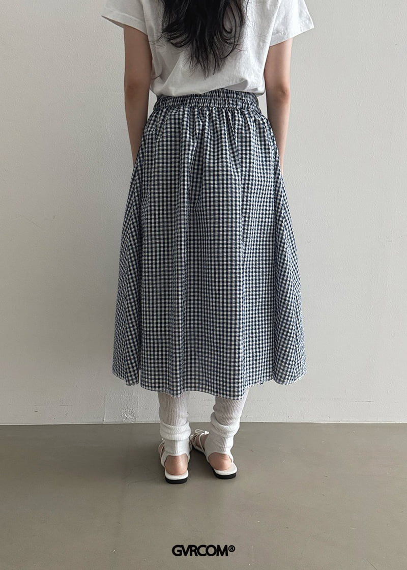 Gavara Market - Korean Women Fashion - #momslook - Kingdom Check Skirt - 11
