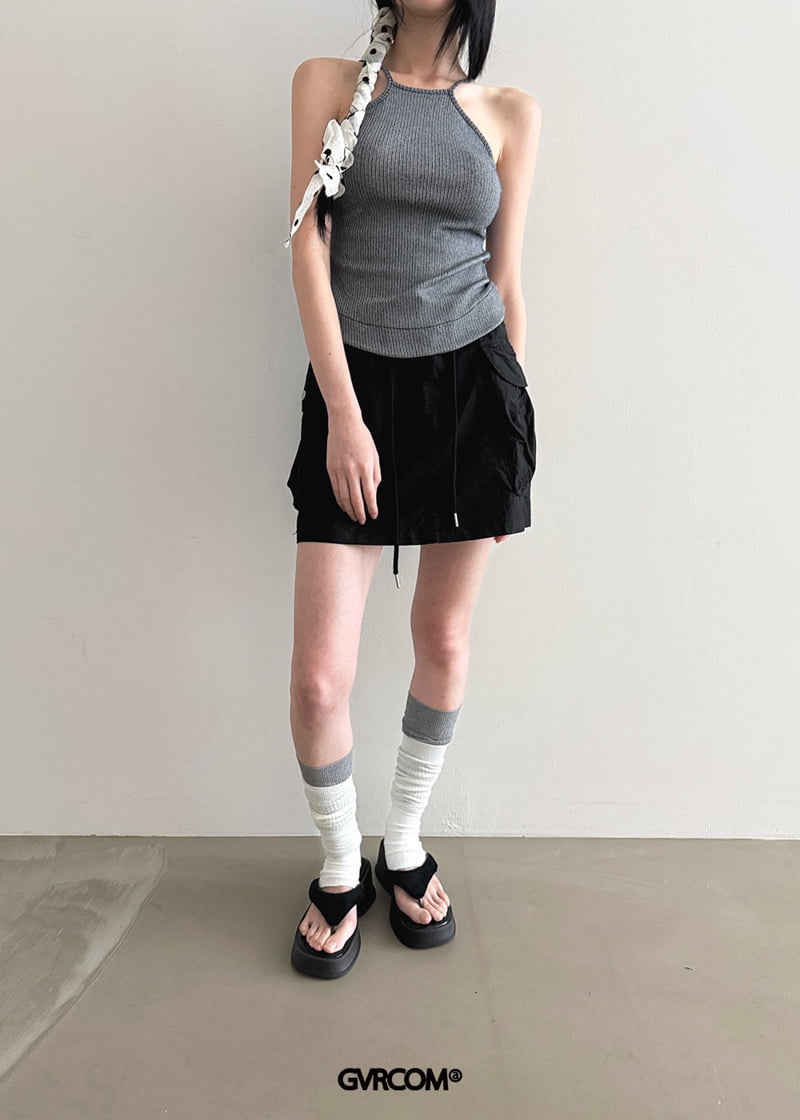 Gavara Market - Korean Women Fashion - #momslook - Schnee Cargo Skirt - 7