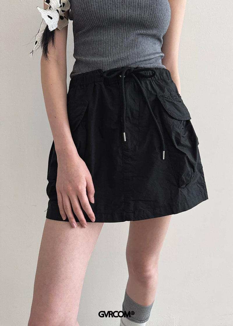 Gavara Market - Korean Women Fashion - #momslook - Schnee Cargo Skirt - 9
