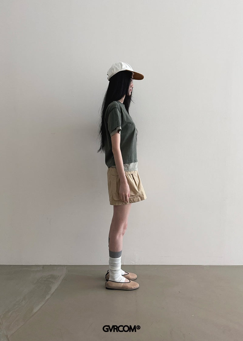 Gavara Market - Korean Women Fashion - #momslook - Ale Layered Short Sleeve Tee - 3
