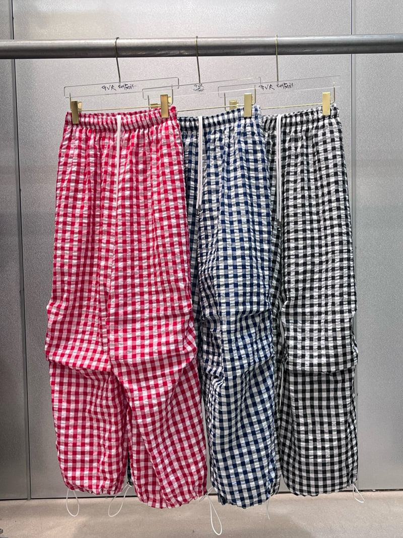 Gavara Market - Korean Women Fashion - #momslook - Folk Check Pants