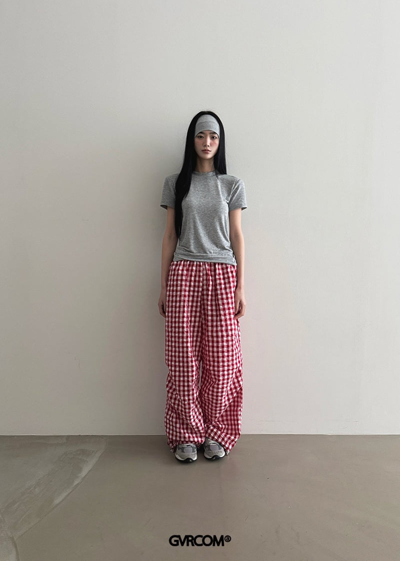 Gavara Market - Korean Women Fashion - #momslook - Folk Check Pants - 2