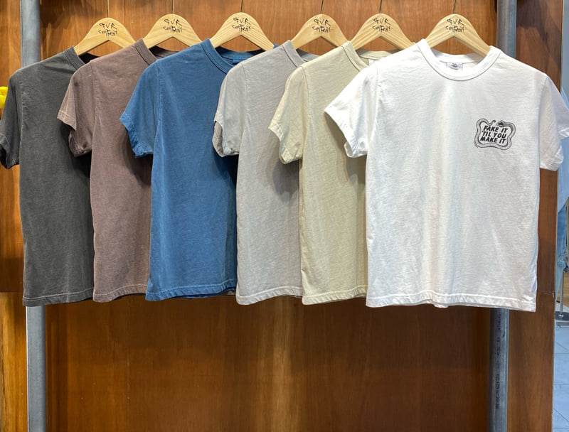 Gavara Market - Korean Women Fashion - #romanticstyle - Fake Pigment Tee