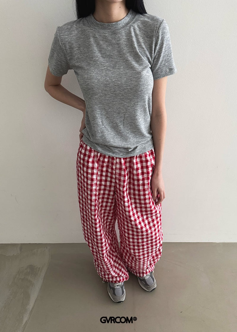 Gavara Market - Korean Women Fashion - #romanticstyle - Opening Short Sleeve Tee - 10