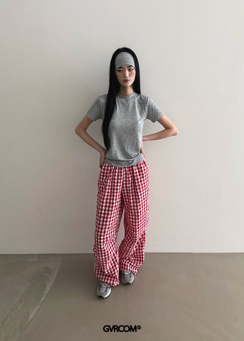 Gavara Market - Korean Women Fashion - #thatsdarling - Folk Check Pants - 11