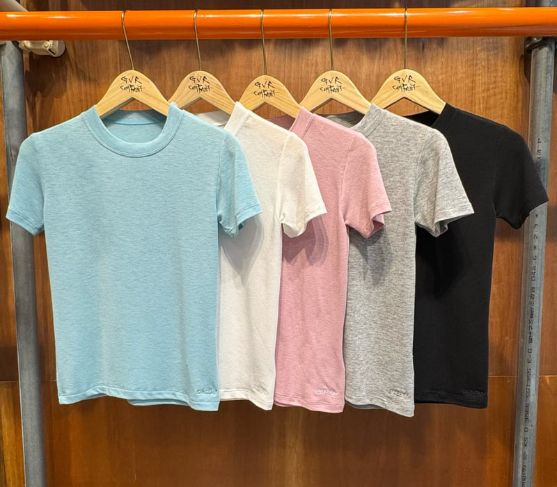 Gavara Market - Korean Women Fashion - #womensfashion - Opening Short Sleeve Tee