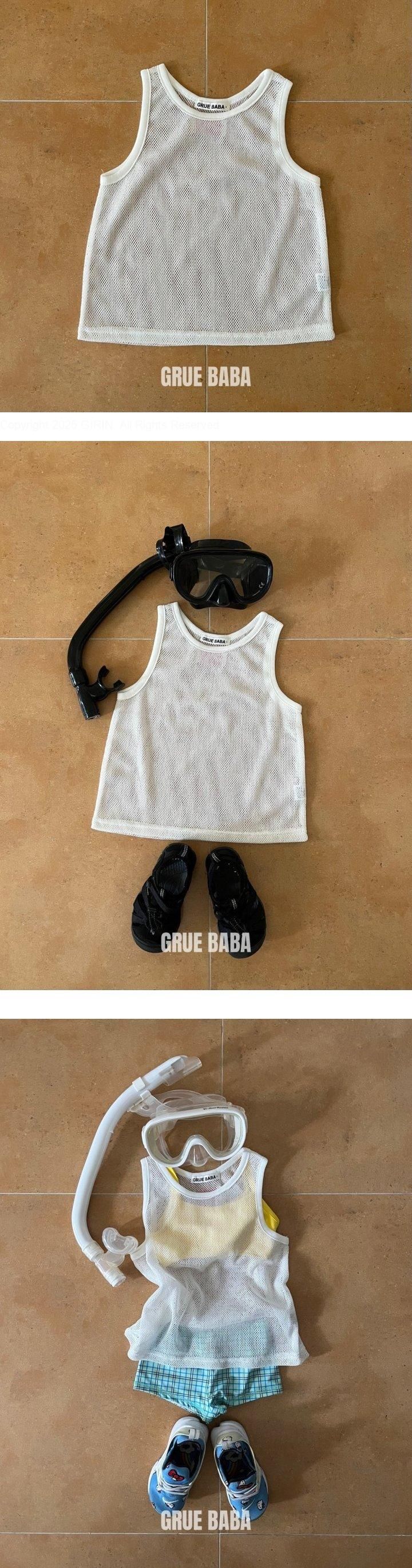 Grue Baba - Korean Children Fashion - #Kfashion4kids - Lucky Sleeveless Top