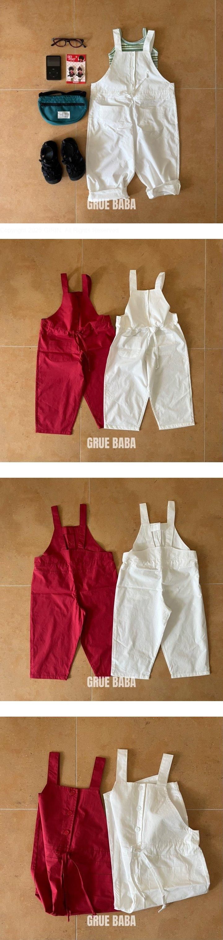 Grue Baba - Korean Children Fashion - #discoveringself - Crisp Overalls