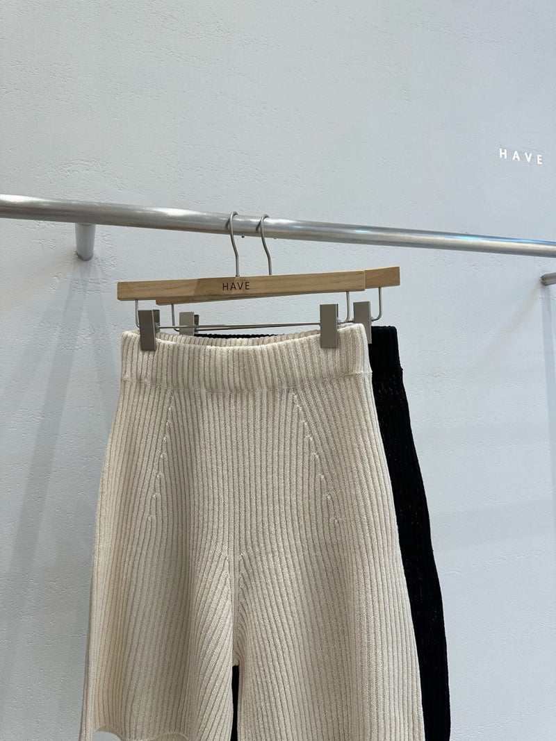Have - Korean Women Fashion - #momslook - Mer Holga Ribbed Pants - 6