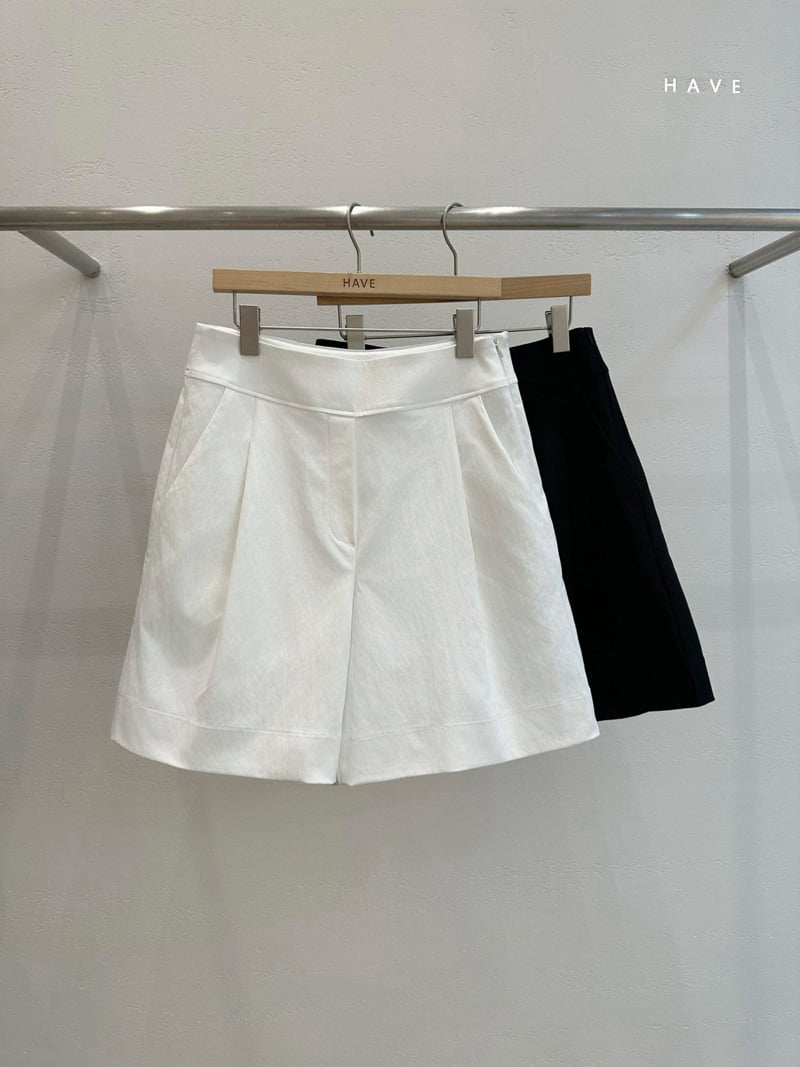 Have - Korean Women Fashion - #momslook - Como Pleated Shorts