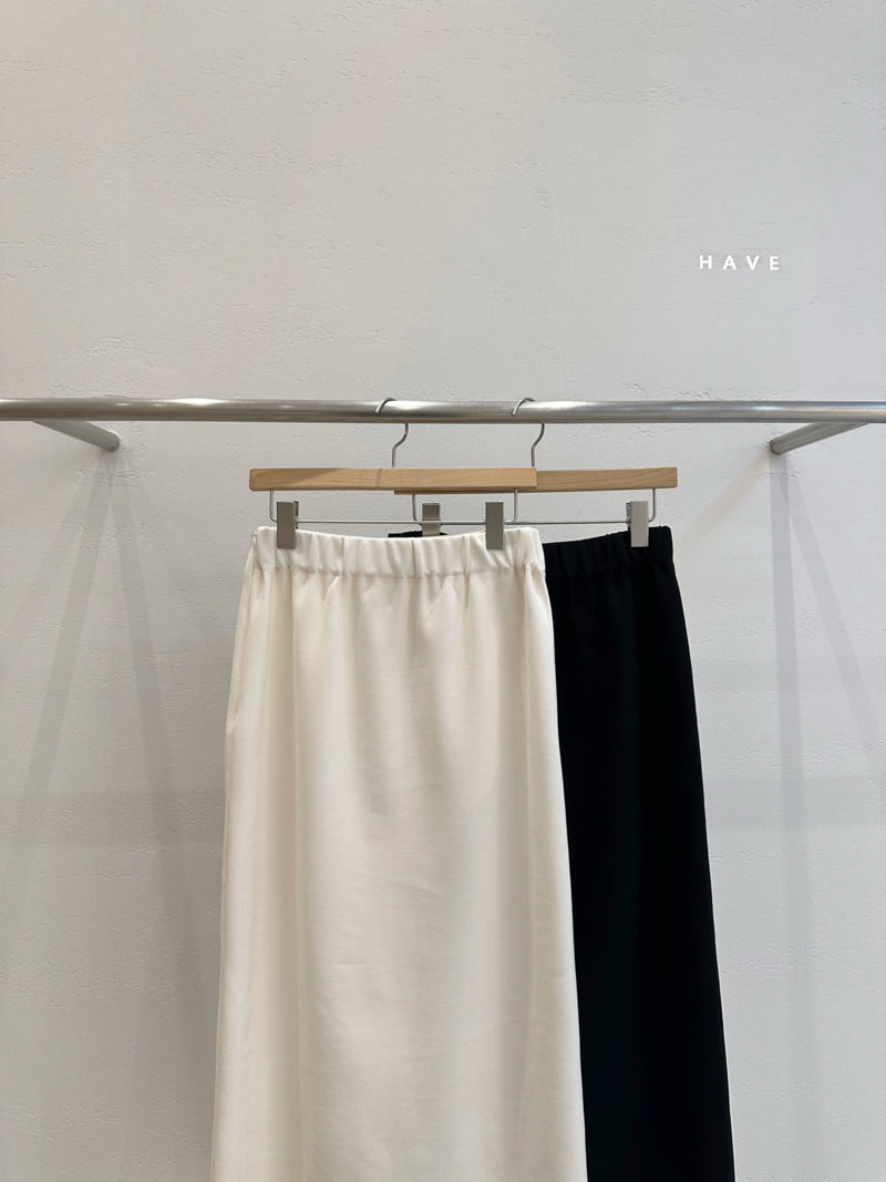 Have - Korean Women Fashion - #momslook - Punto Slit Skirt - 6