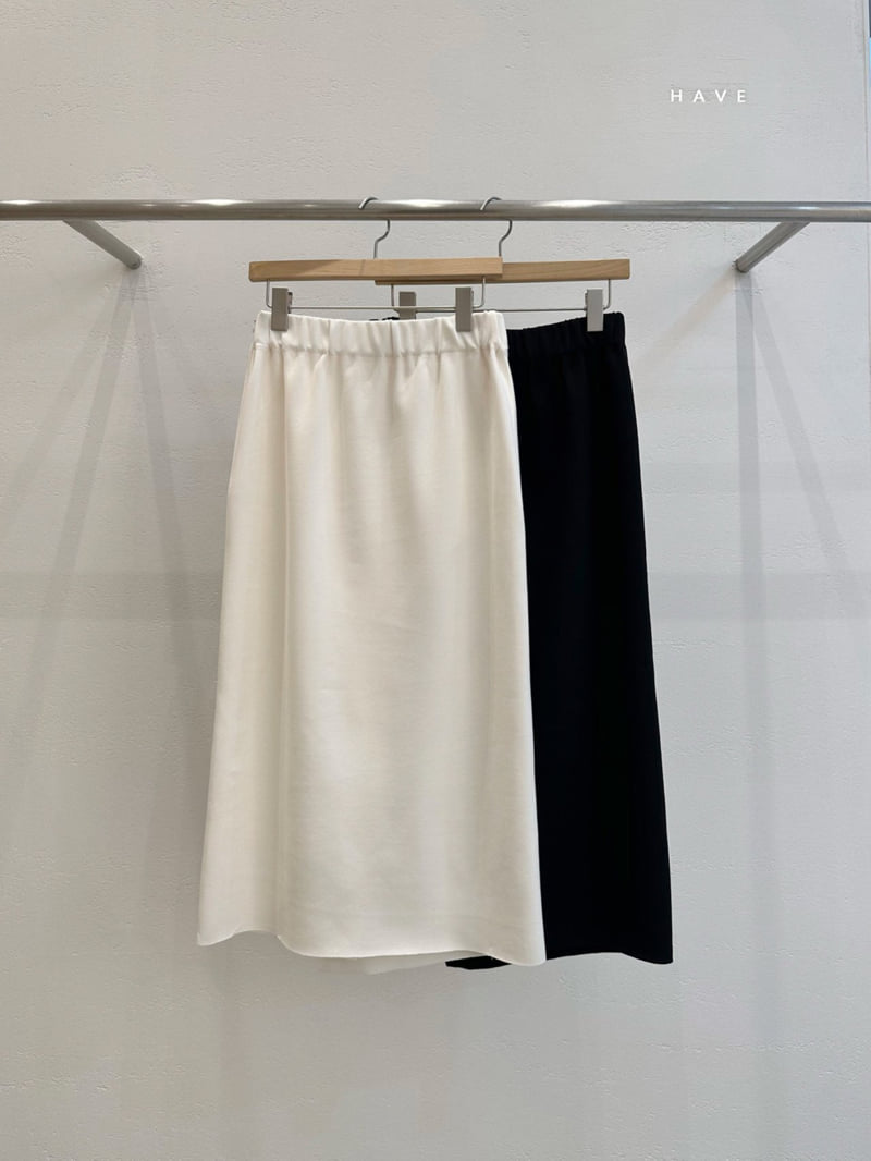 Have - Korean Women Fashion - #momslook - Punto Slit Skirt - 7