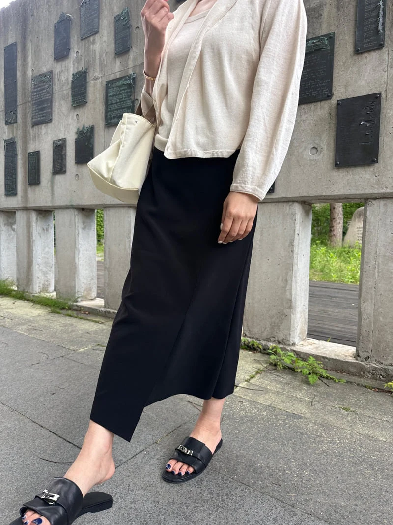 Have - Korean Women Fashion - #momslook - Punto Slit Skirt - 8