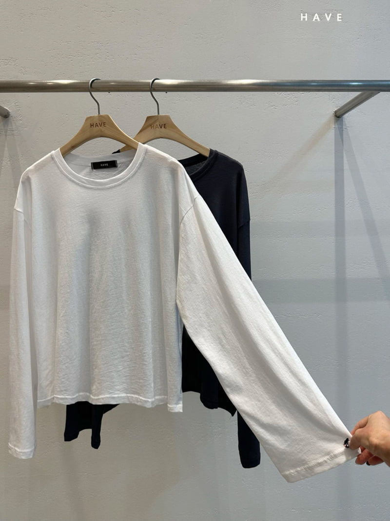 Have - Korean Women Fashion - #womensfashion - Summer Supima Long Sleeve Tee - 4