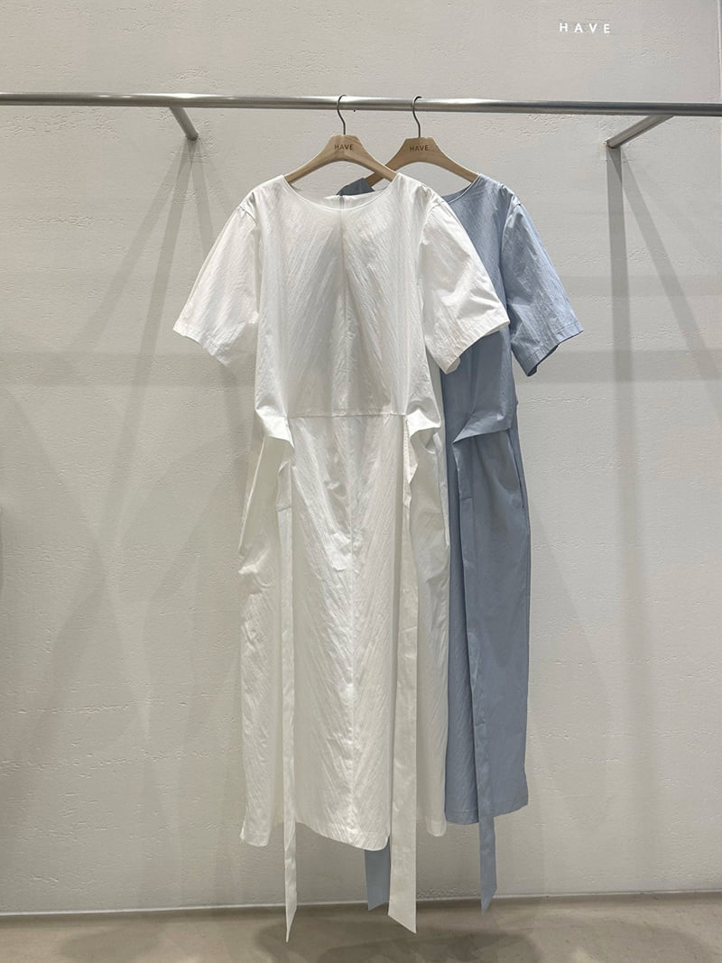 Have - Korean Women Fashion - #momslook - Washed Twist One-Piece
