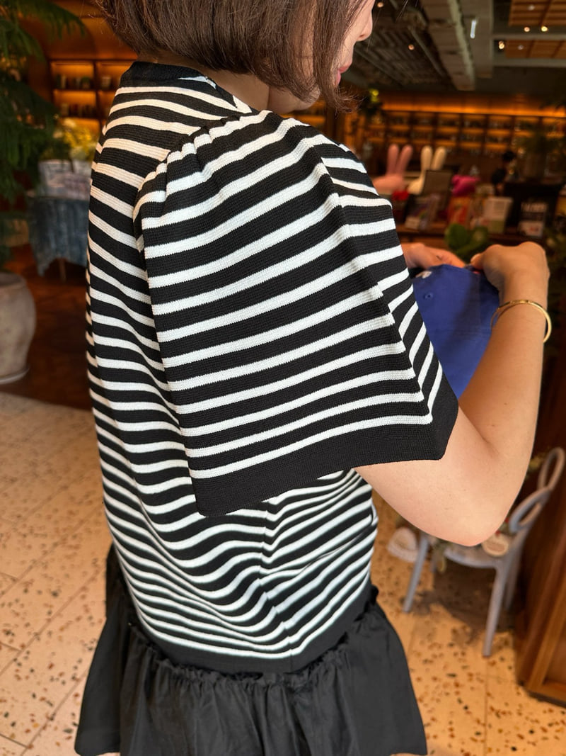 Have - Korean Women Fashion - #momslook - Striped Shirring Knit - 11
