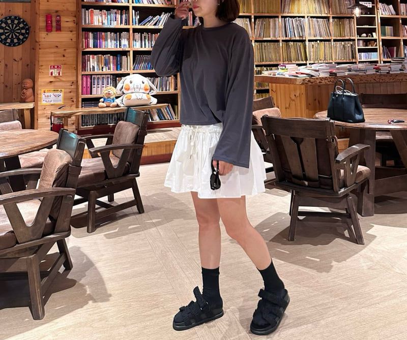 Have - Korean Women Fashion - #romanticstyle - Summer Supima Long Sleeve Tee - 12