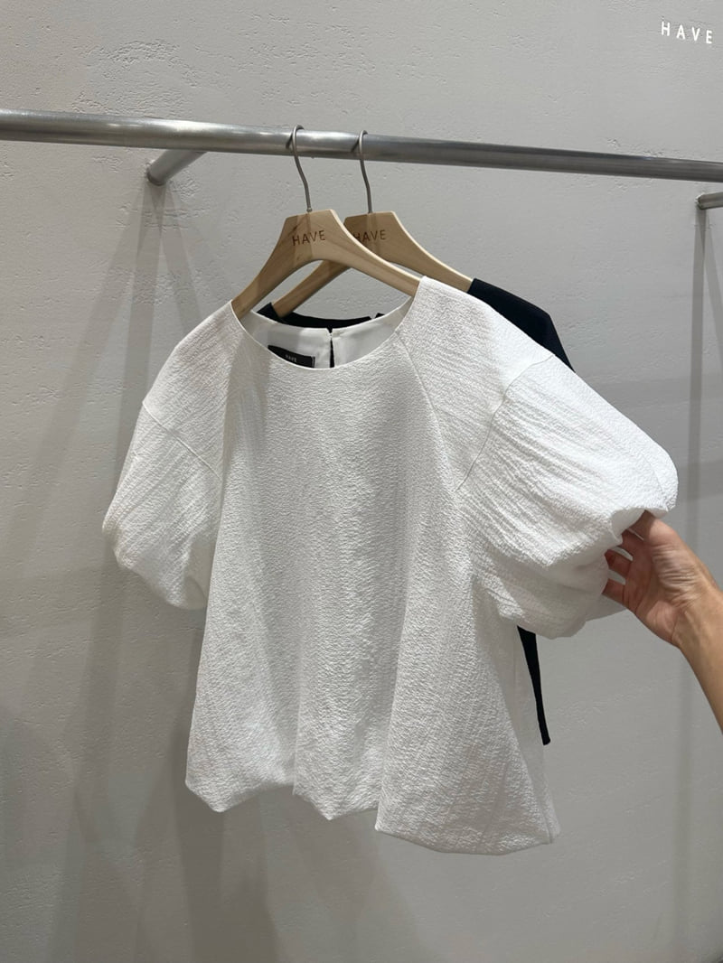 Have - Korean Women Fashion - #romanticstyle - Blanc Puff Blouse - 5