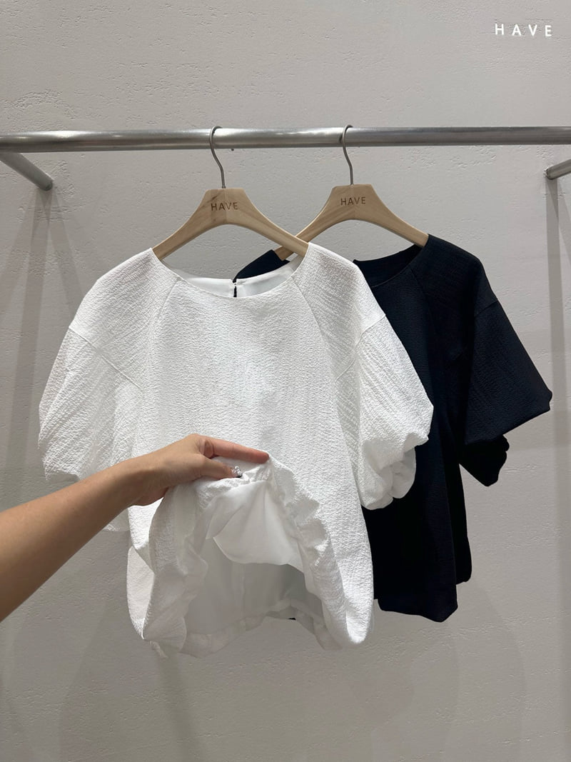 Have - Korean Women Fashion - #shopsmall - Blanc Puff Blouse - 6
