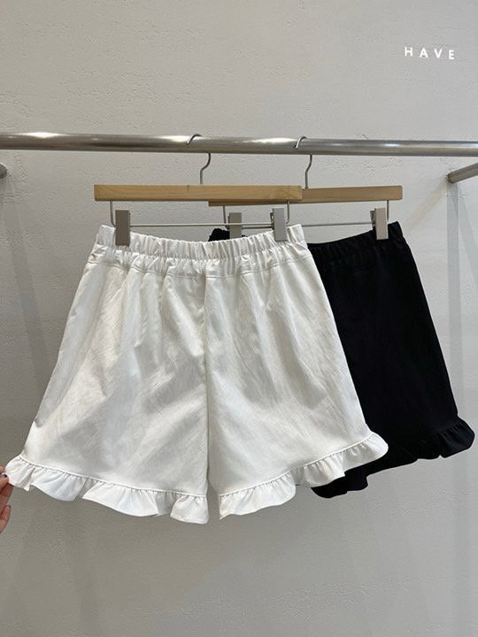 Have - Korean Women Fashion - #shopsmall - Frill Pants - 5