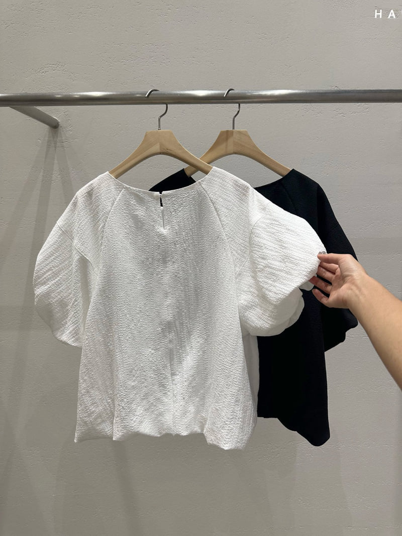 Have - Korean Women Fashion - #thatsdarling - Blanc Puff Blouse - 7