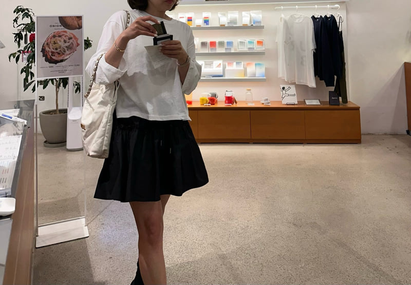 Have - Korean Women Fashion - #vintageinspired - Summer Supima Long Sleeve Tee - 8