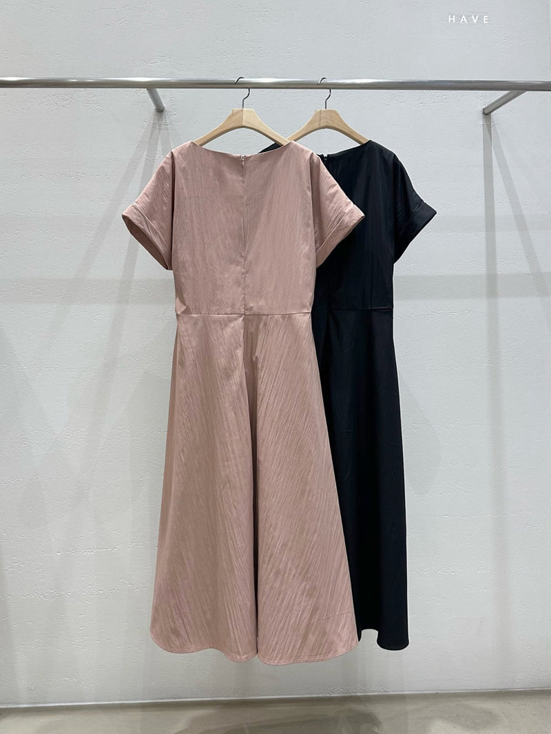 Have - Korean Women Fashion - #vintageinspired - Dolman Cuff One-Piece - 6