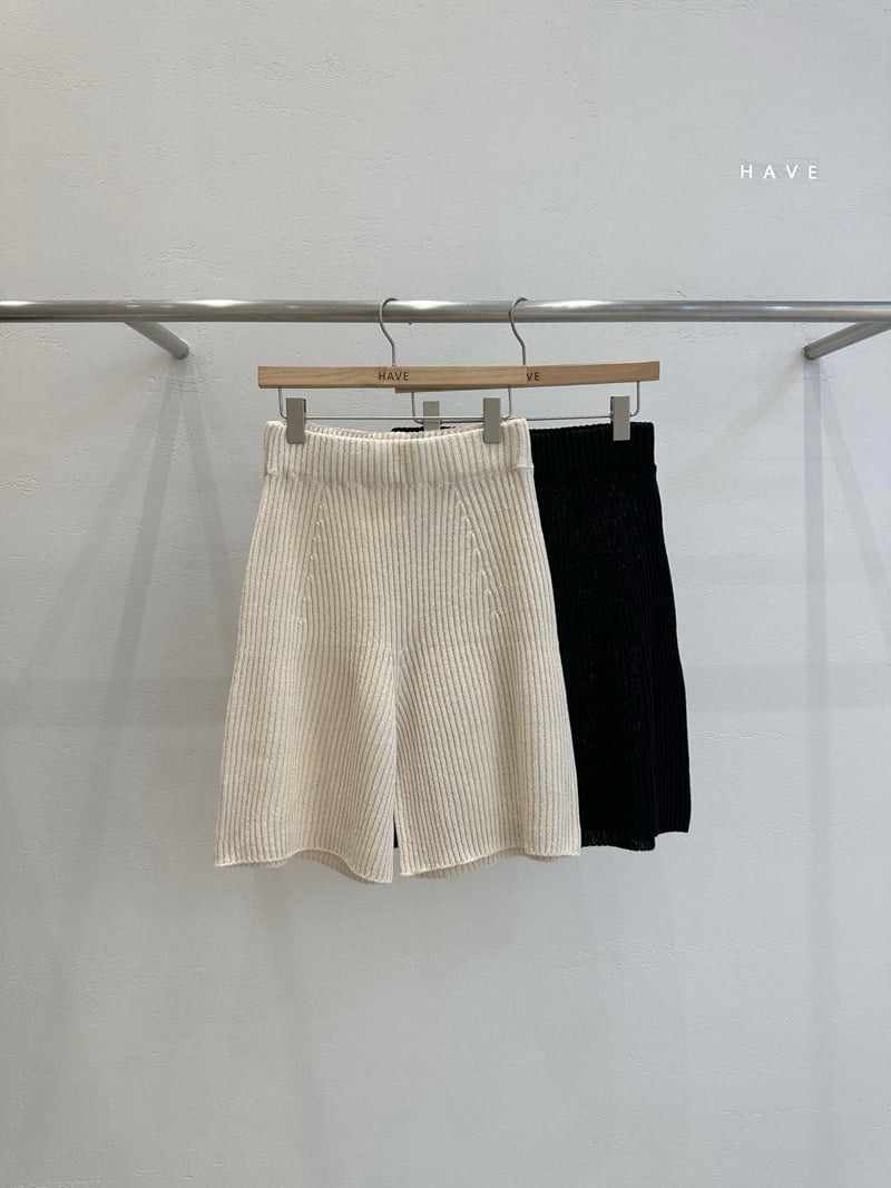 Have - Korean Women Fashion - #womensfashion - Mer Holga Ribbed Pants