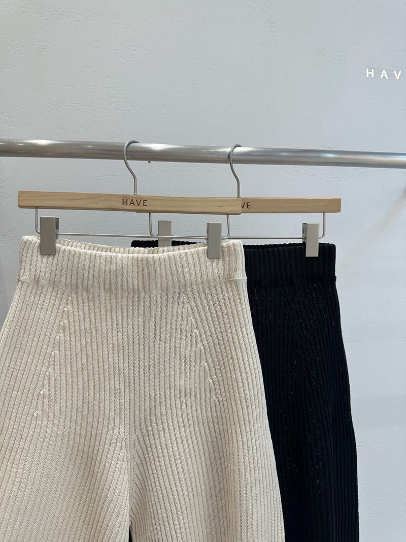 Have - Korean Women Fashion - #womensfashion - Mer Holga Ribbed Pants - 3