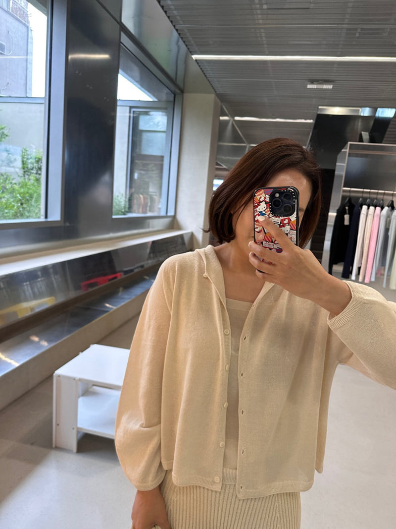 Have - Korean Women Fashion - #womensfashion - Mer Holga Hooded Cardigan - 12
