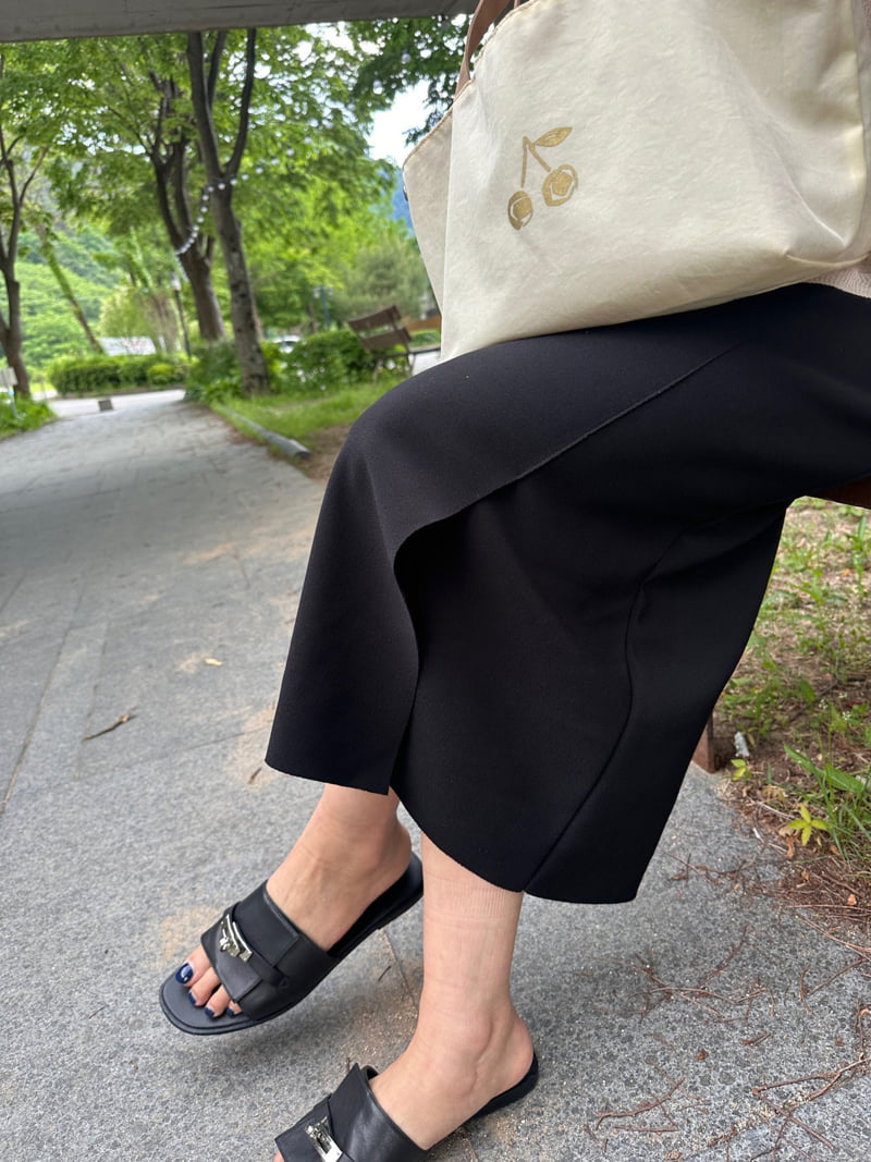 Have - Korean Women Fashion - #womensfashion - Punto Slit Skirt - 9