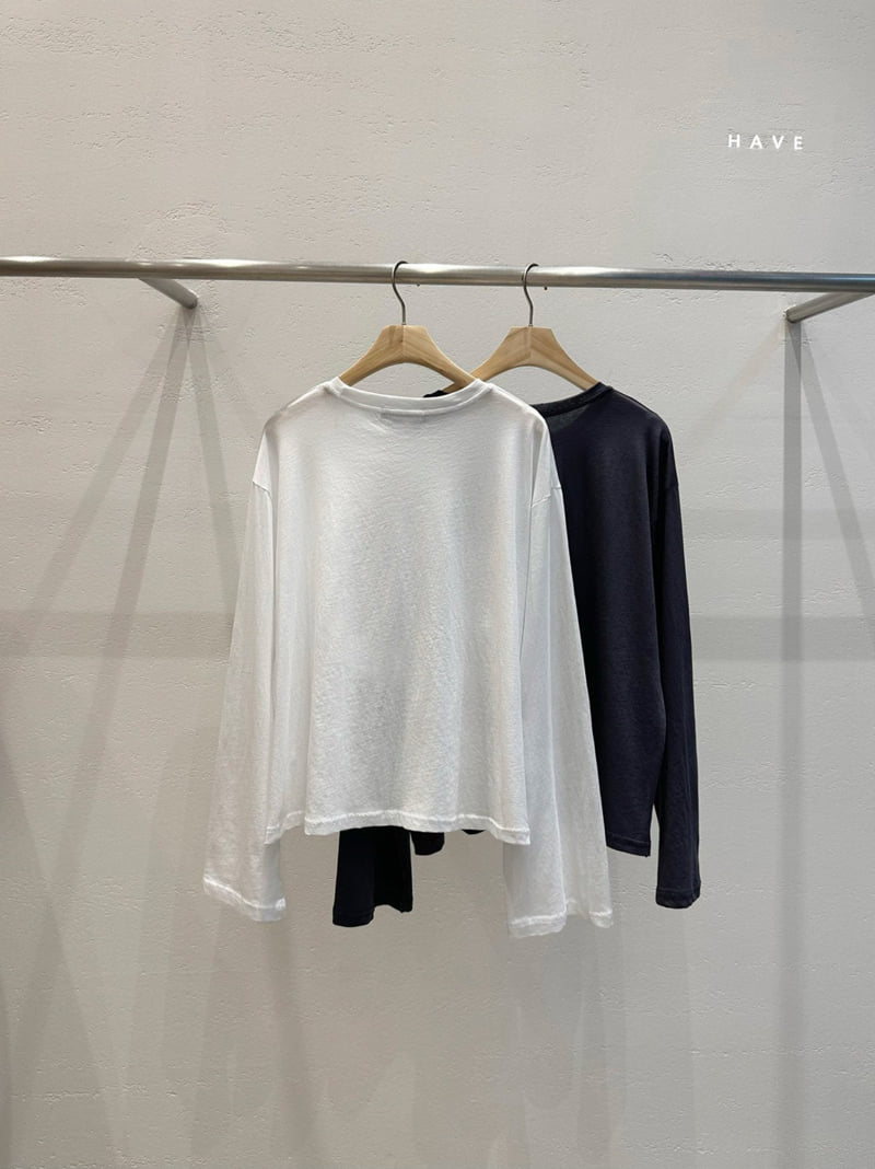 Have - Korean Women Fashion - #womensfashion - Summer Supima Long Sleeve Tee - 7