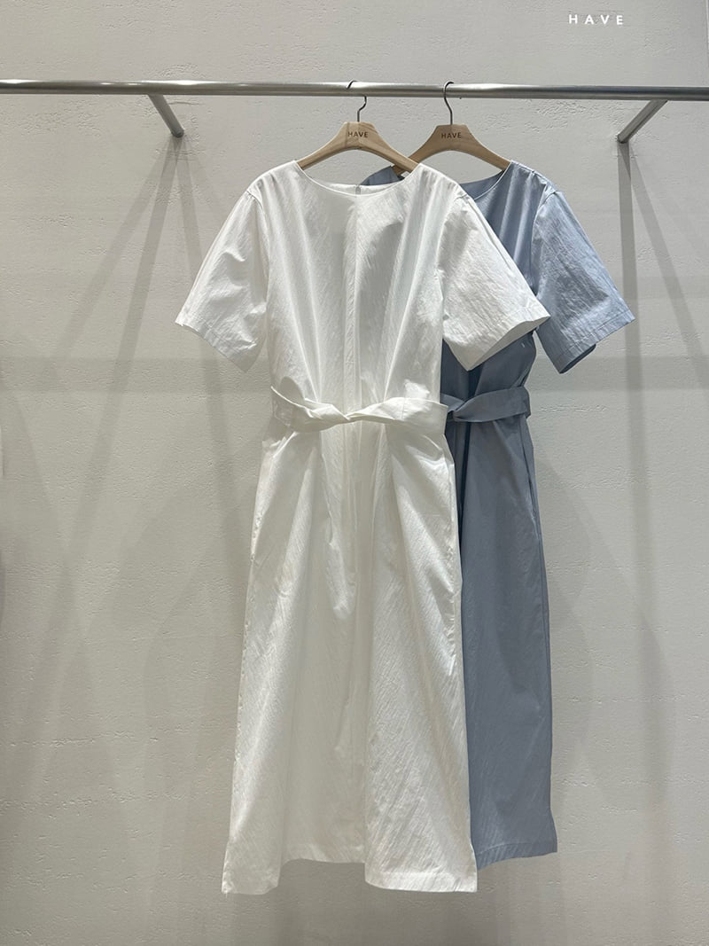 Have - Korean Women Fashion - #womensfashion - Washed Twist One-Piece - 3