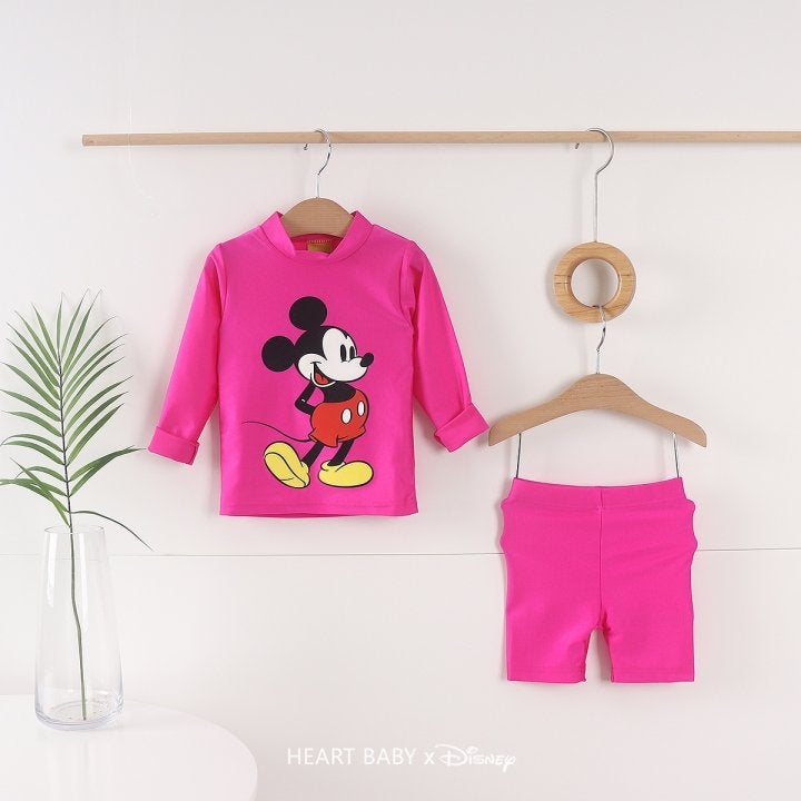 Heart Baby - Korean Children Fashion - #childrensboutique - Pearl M Rashguard Set - 3