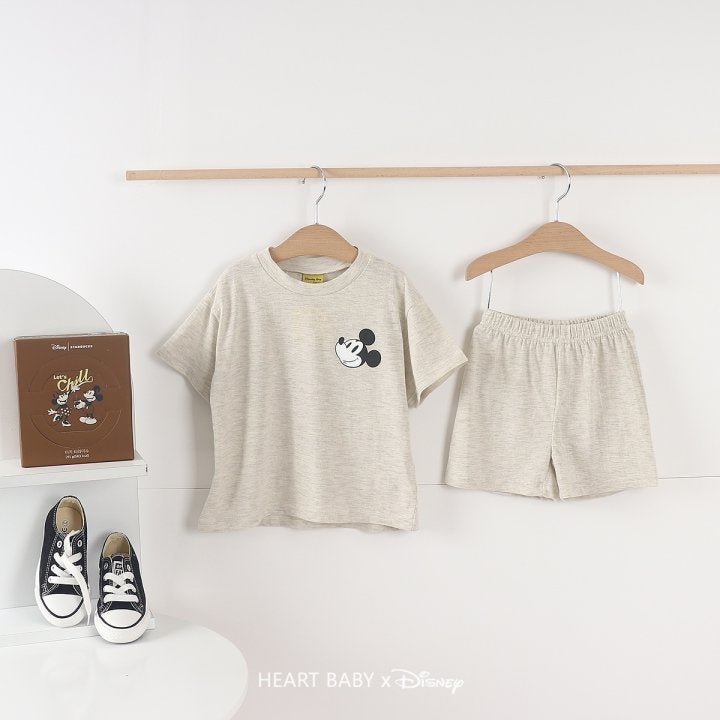 Heart Baby - Korean Children Fashion - #discoveringself - Thumbs Up M Short Sleeve Set - 7