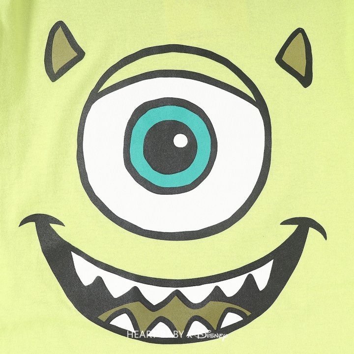 Heart Baby - Korean Children Fashion - #kidsshorts - Monster Short Sleeve Set   - 8