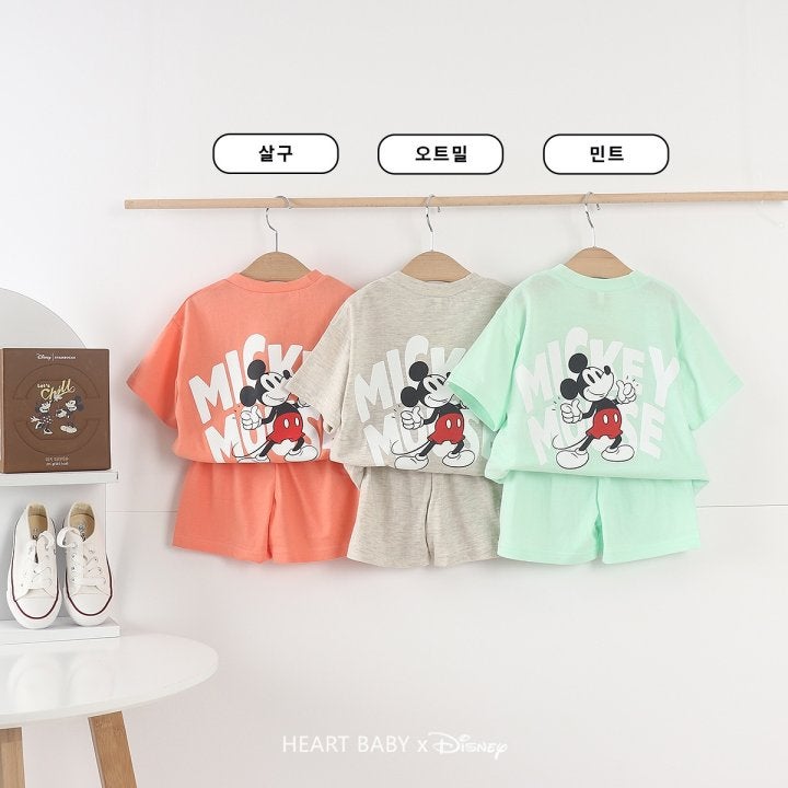 Heart Baby - Korean Children Fashion - #todddlerfashion - Thumbs Up M Short Sleeve Set