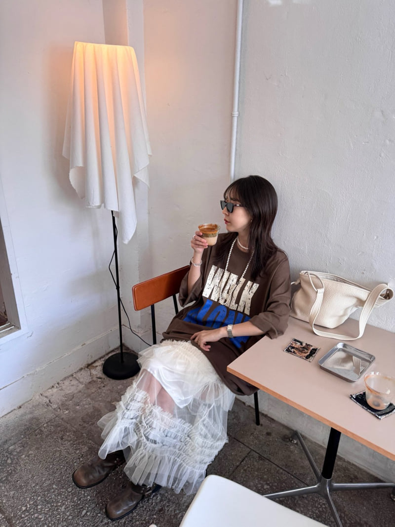 Heil - Korean Women Fashion - #momslook - Shiny Frill Skirt - 6