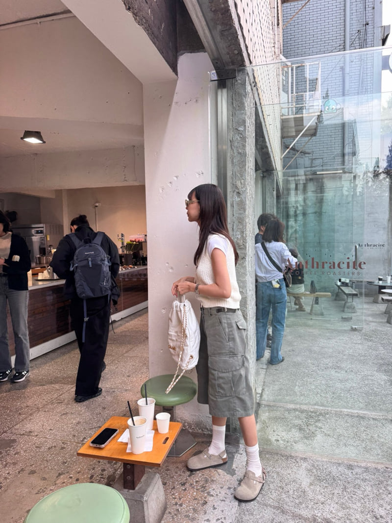 Heil - Korean Women Fashion - #momslook - Pig Cargo Bermuda Pants - 7