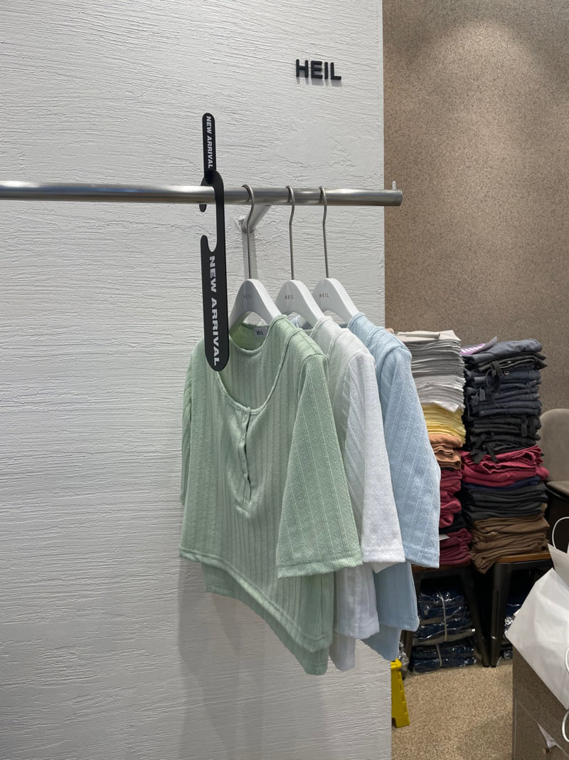 Heil - Korean Women Fashion - #momslook - Double Layered Tee