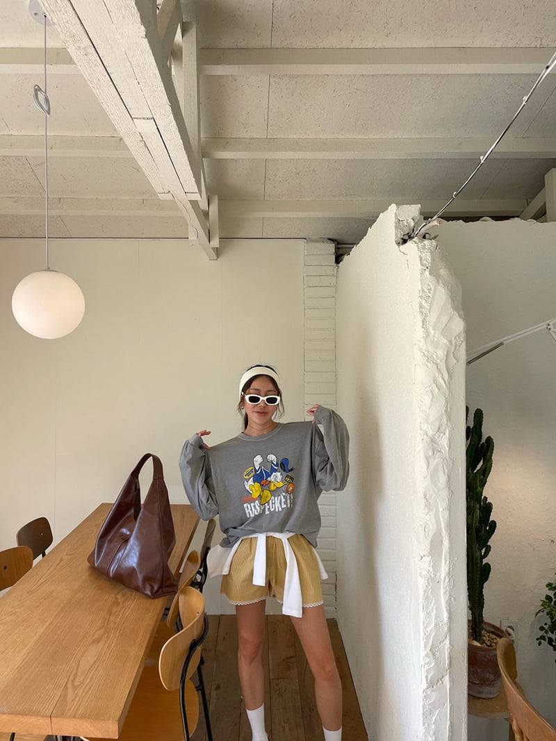 Heil - Korean Women Fashion - #momslook - Pig Donald Tee - 9