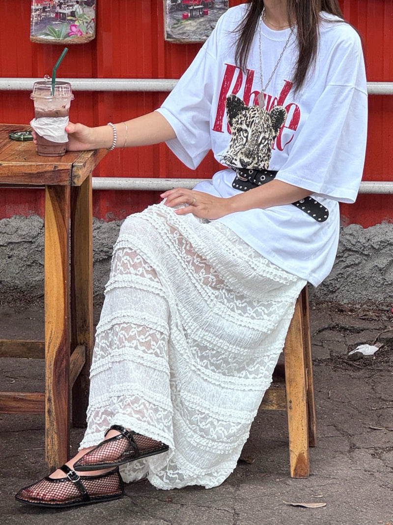 Heil - Korean Women Fashion - #romanticstyle - Pig Cheetah Tee - 10