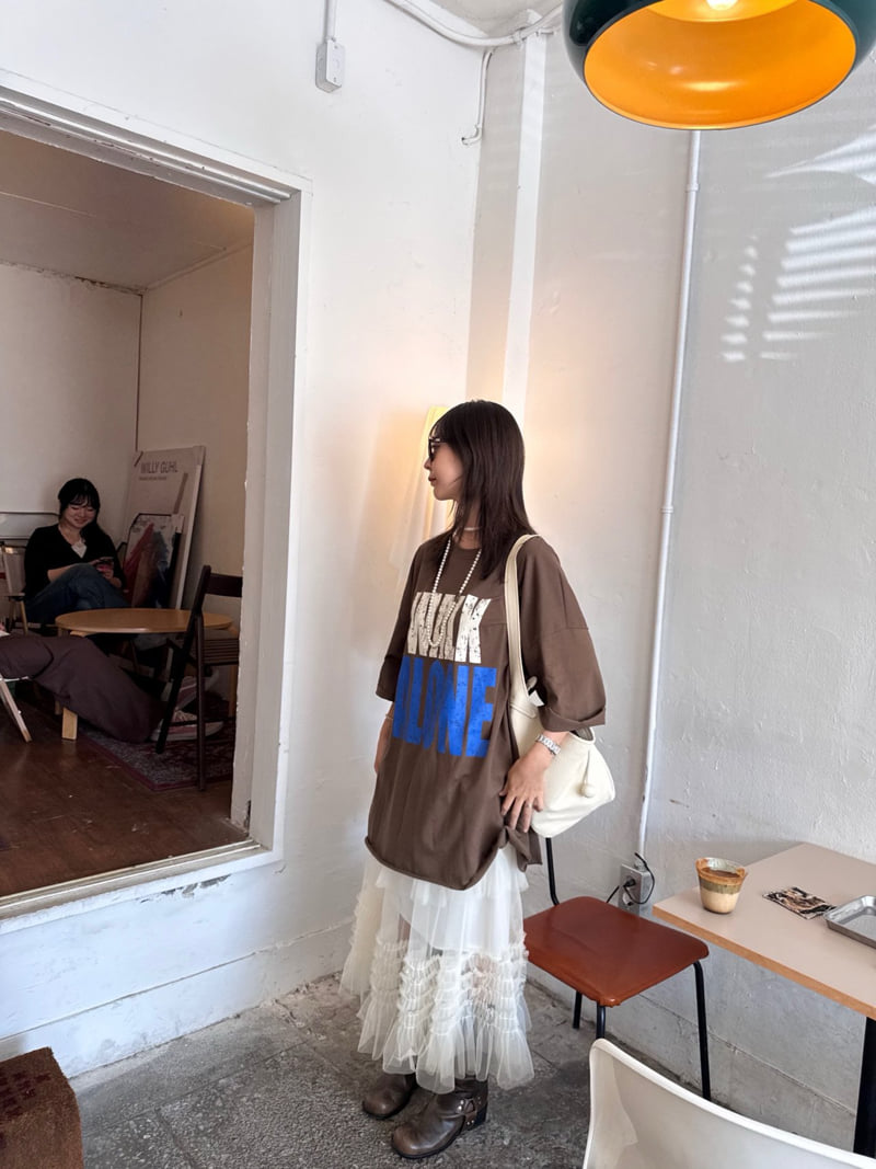 Heil - Korean Women Fashion - #womensfashion - Shiny Frill Skirt - 7