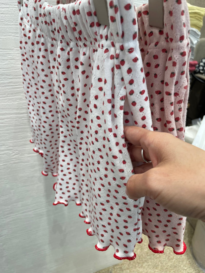 Heil - Korean Women Fashion - #momslook - Strawberry Loungewear Set - 4
