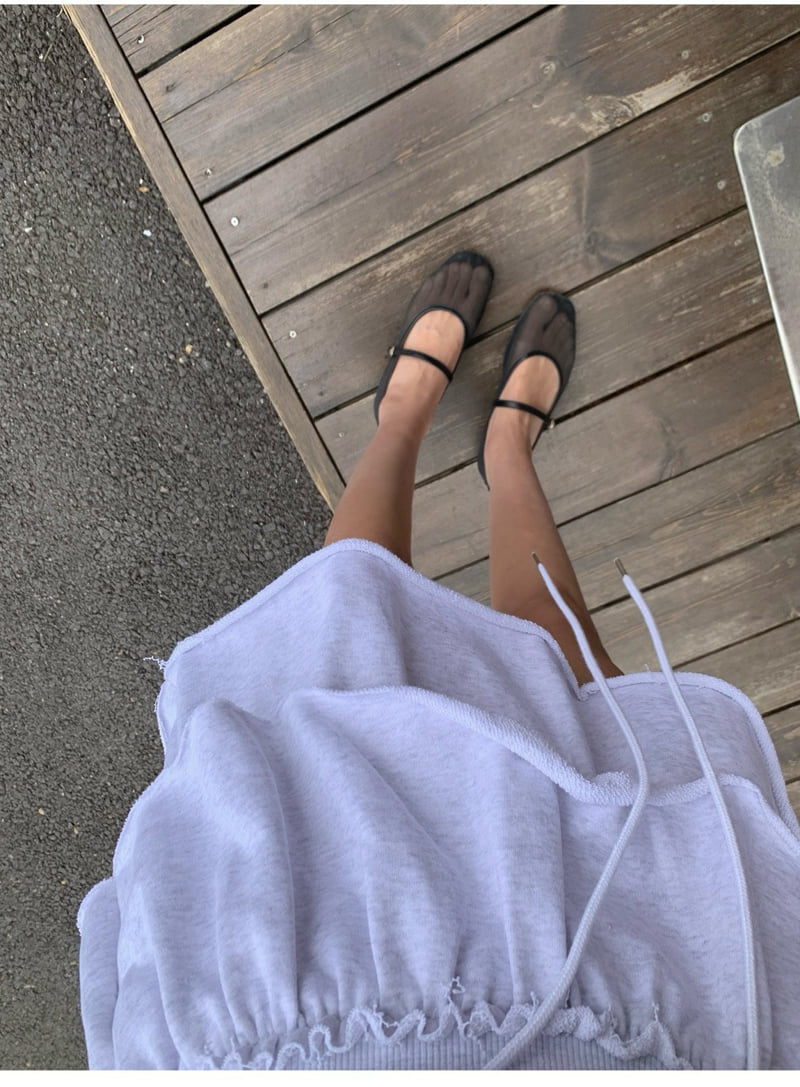 Heil - Korean Women Fashion - #womensfashion - Terry Frill Skirt - 11