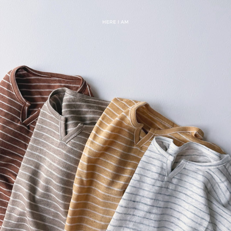 Here I Am - Korean Children Fashion - #designkidswear - Linen Set (set of 3)
