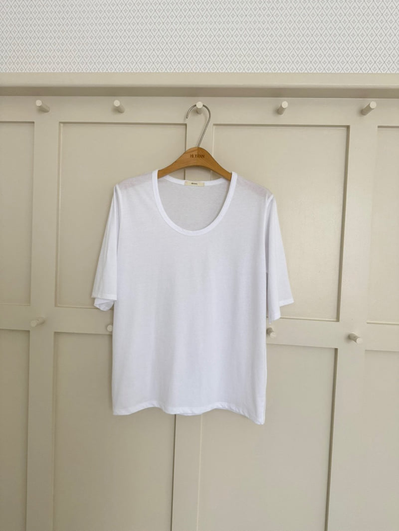 Hiyann - Korean Women Fashion - #restrostyle - Lisa Cotton Tee - 2