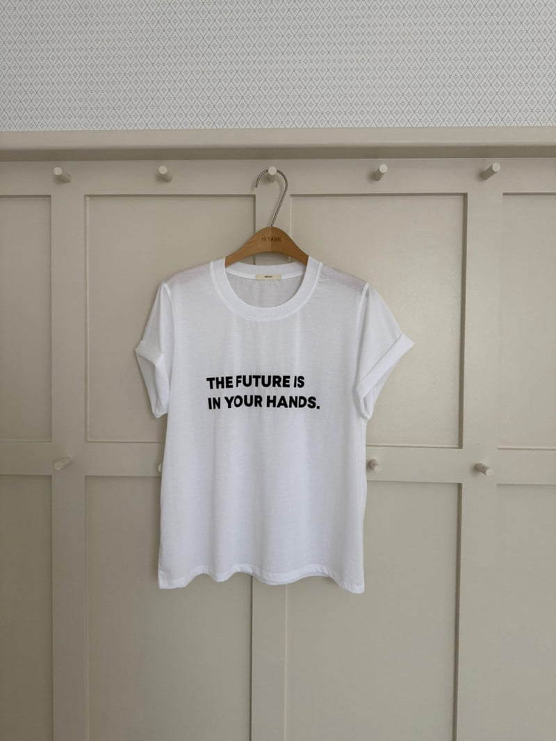 Hiyann - Korean Women Fashion - #restrostyle - Future Tee - 4
